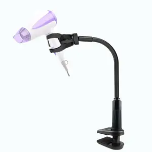 Pet Hair Dryer Holder - Hands Free Dog & Cat Grooming Stand - Adjustable Gooseneck Clamp for Most Hair Dryers & Blasters Organiser Racks.