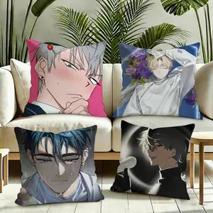 Alien Stage Cushion Cover Plush Reversible Pillow Cover: Perfect for Car Rides, Sofa Lounging, Bedroom Relaxation & More A Thoughtful Gift for Loved Ones!