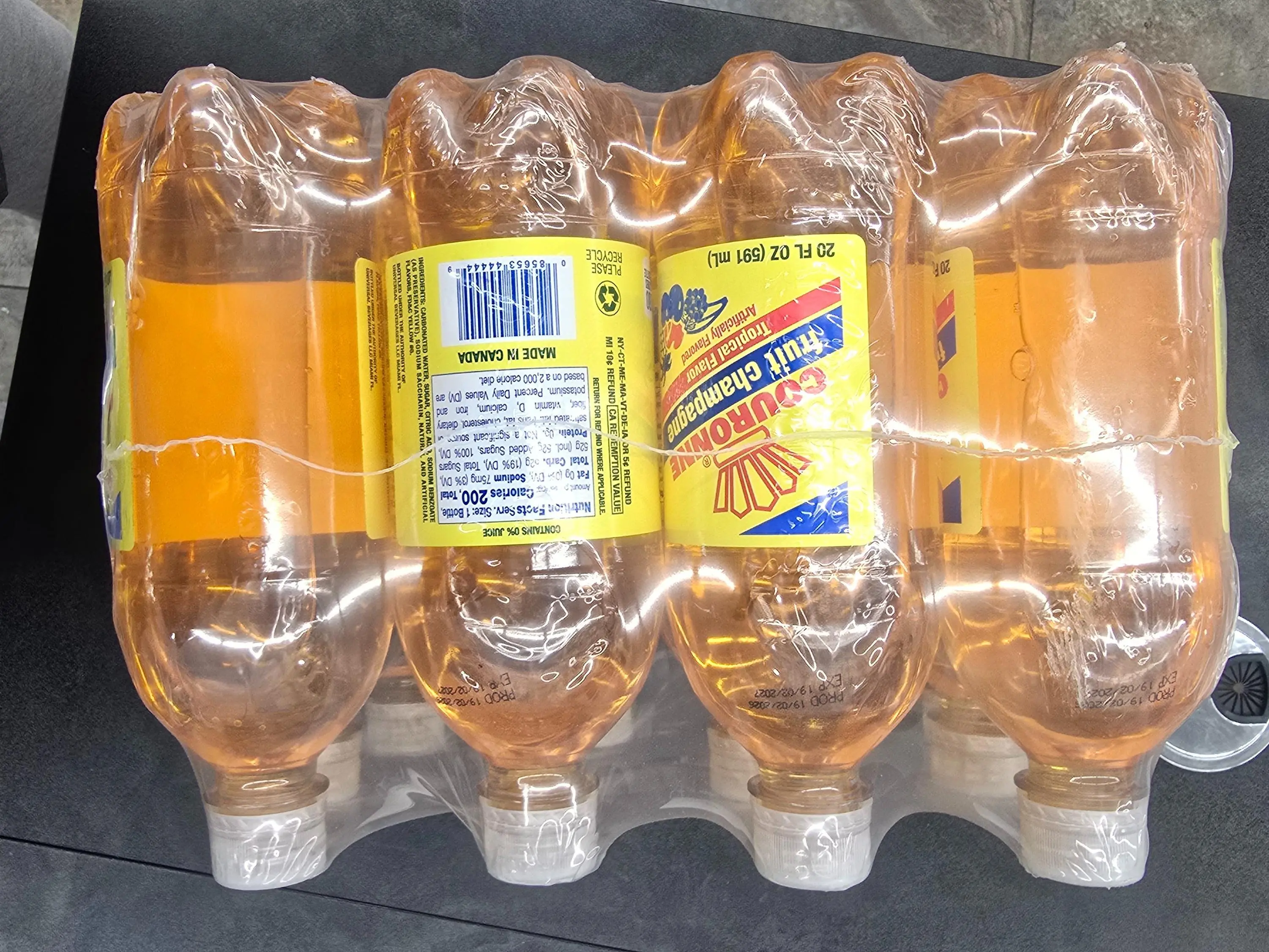 Cola Haiti - 12 pack (20 fl oz each) Sodas Seltzer Beverage