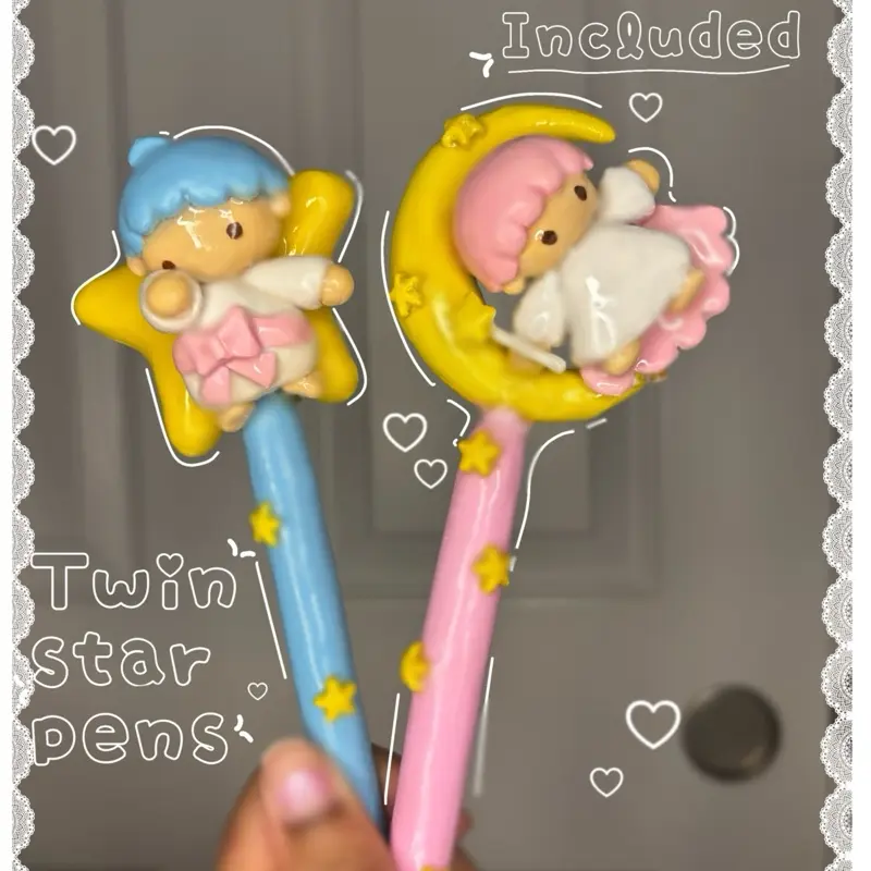 Twin Stars Inspired Pens || Handmade stationery