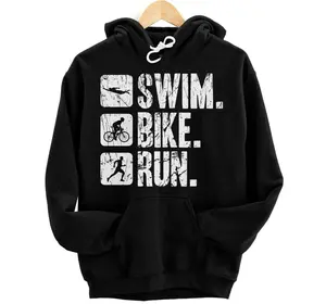 Swim Bike Run Triathlon Hoodie, Sweatshirt, T-Shirt