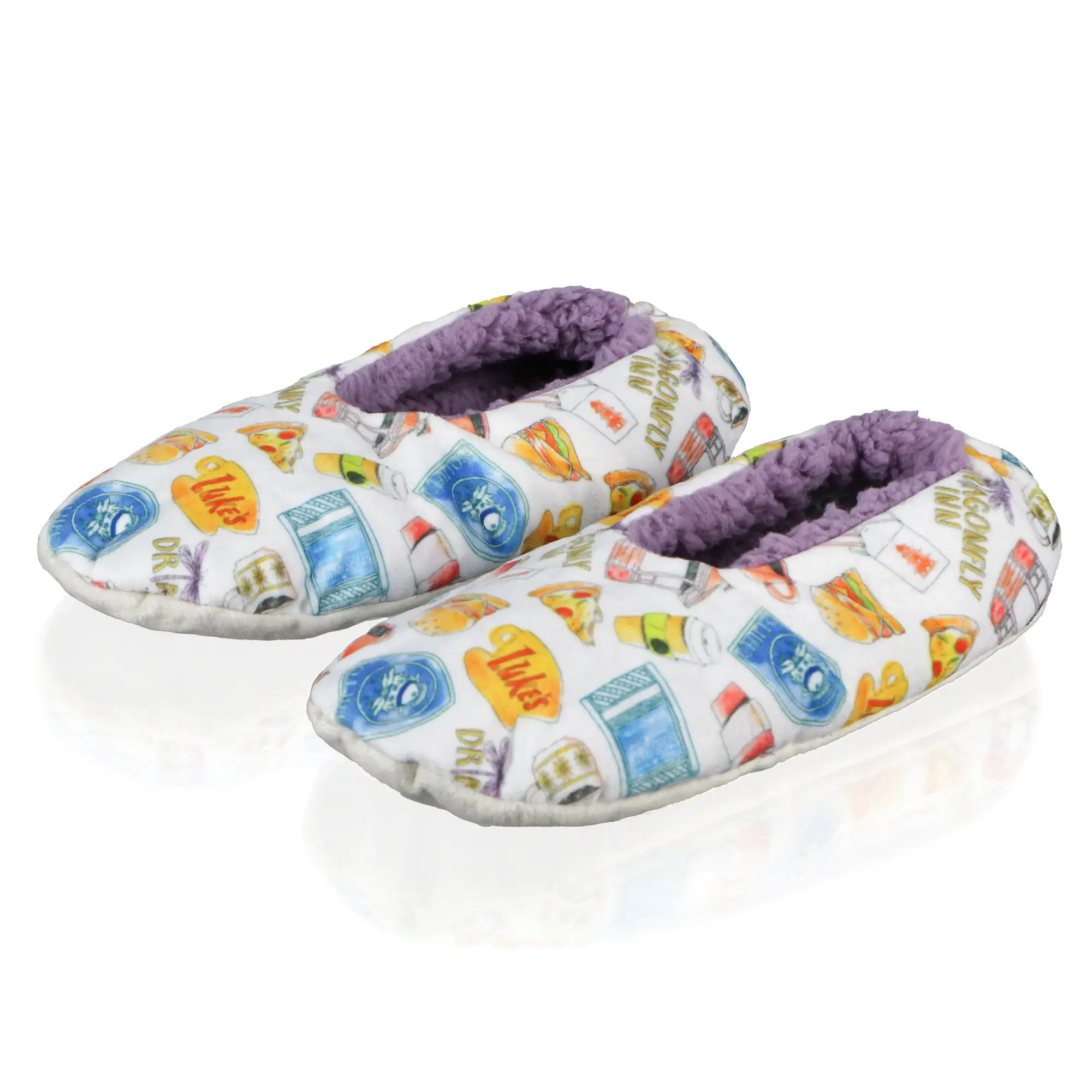 Gilmore Girls Slippers Adult Image Medley Non-Slip Mushie Socks 1 Pair