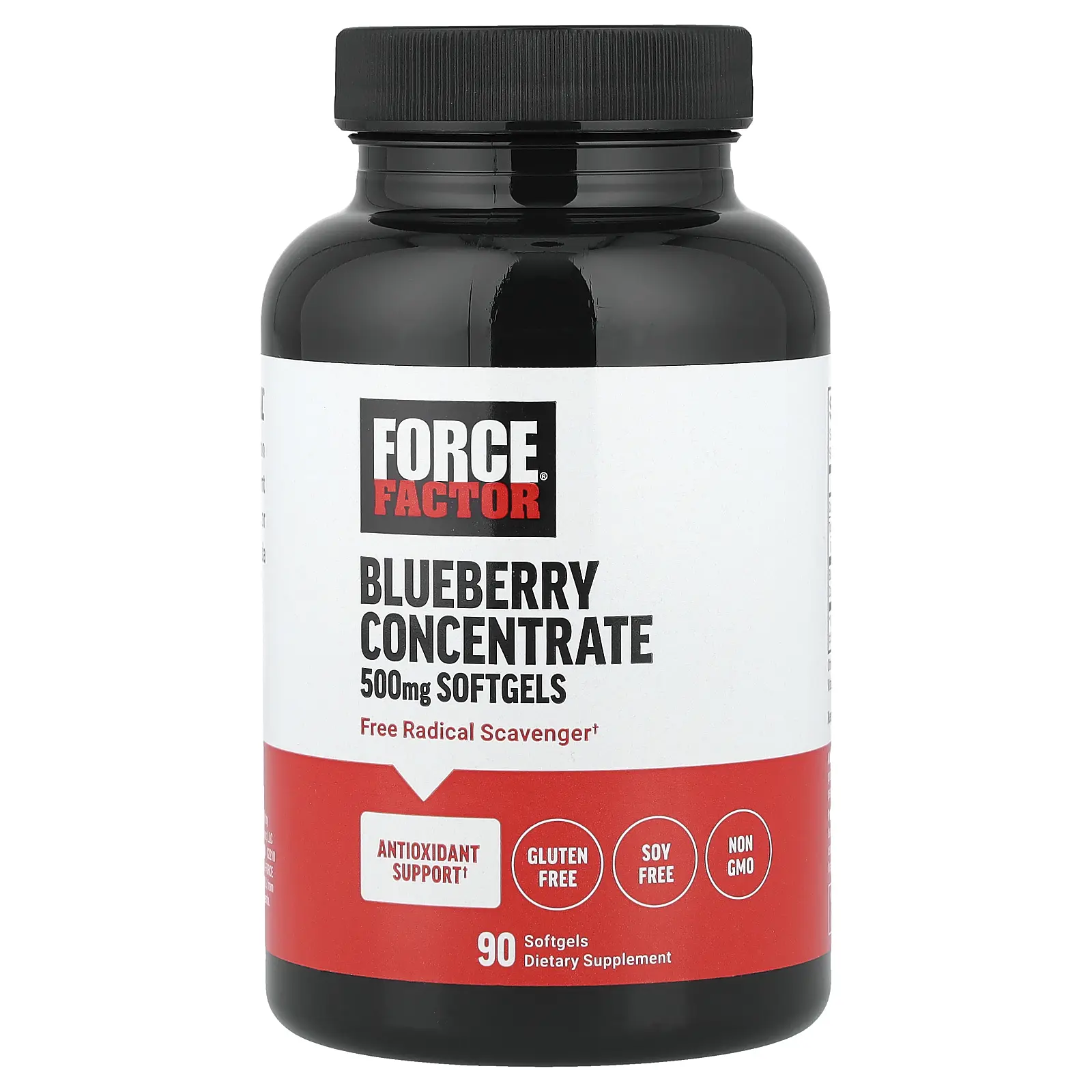 Force Factor Blueberry Concentrate, 500 mg, 90 Softgels