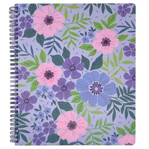 Large Notebook, Lilac Floral