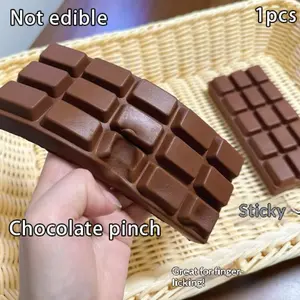 Chocolate Squishy Toy, Slow Rebound Stress Relief, Soft and Chewy Mud Feel, Perfect Gift, Prank Friend, Day, Squishy Fidgets