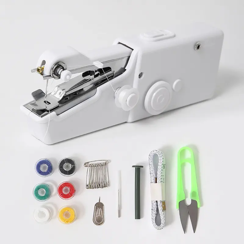 Handheld Electric Sewing Machine Multifunctional Portable Mini Tool for DIY Hemming Tailoring Mending Clothes Daily Crafting and Quick Handheld Electric Sewing Machine Multifunctional Portable Mini Tool for DIY Hemming Tailoring Mending Clothes Daily Crafting and Quick