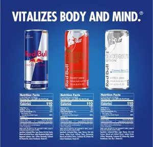 Red Bull Summer Celebration Variety Pack, Red Bull Energy Drink, The Red Edition, The White Edition, 8.4 Fl Oz (12 Pack)