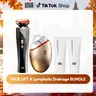 INIA GLACE & FLARE All-in-1 Face & Neck Sculpting Beauty Device Bundle - Lymphatic Drainage Products, Microcurrent Lifting, Serum Infusion, Red & Blue Light, Thermal & Cryo Therapy, Batteries, Plastic, Adult Selfcare, Buy 1 Get 4 Ideal Gift Set