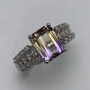 [CB-03]S925 Sterling Silver Classic Ametrine ring