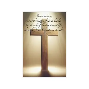 Wall Decals - Romans 6:23 Bible Verse Stickers, Christian Quote Decals, Religious Wall Art, Scripture Home Decor, Inspirational Vinyl Decals