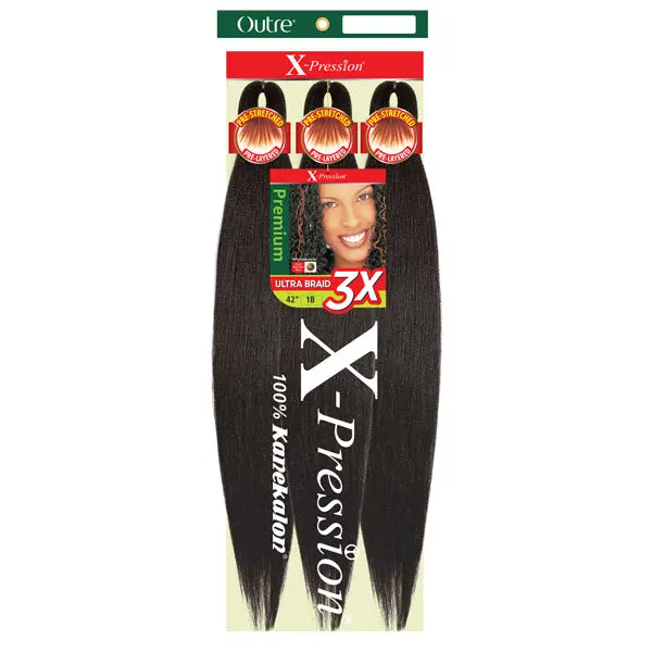 Outre Synthetic Pre Stretched ULTRA BRAID - XPRESSION 3X 42" Outre Synthetic Pre Stretched ULTRA BRAID - XPRESSION 3X 42"