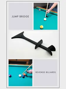 Revenge Billiards Jump Bridge - Easy to use jump bridge for pool and billiards.  Makes setting up and executing jump shots a breeze.