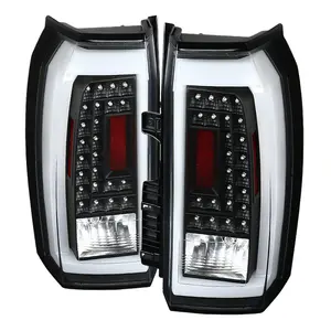 2015-2020 GMC Yukon/Yukon XL LED Tail Lights (Matte Black Housing/Clear Lens)
