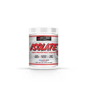 Direct Asset Whey Isolate Mixed Berry Protein 200g - Mixed Berry Blend for Dietary Supplementation, Ideal for Fitness and Health