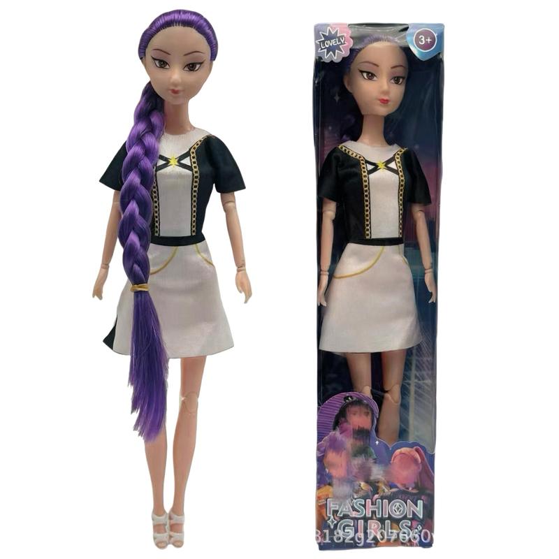 K-Pop Hunter Girl Doll Lumimira Zoey Rubber Figure Toy Wholesale Christmas Gift, Collectible Anime Character Plushie, Unique Holiday Present Idea, Fashion Vinyl Figure