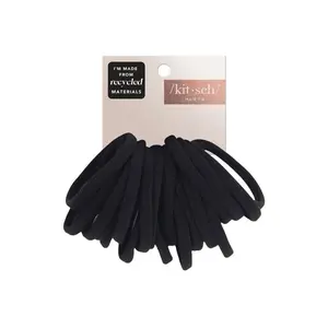 Recycled Nylon Elastics- Black