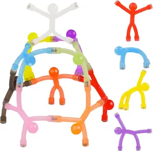 Magnetic Men Fridge Magnets, 10-Pack Magnetic People Figures for Kids & Adults, Cool Colorful Magnetic People Toys for Fridge, Office & Locker Decor, Fun Gifts for Boys & Girls