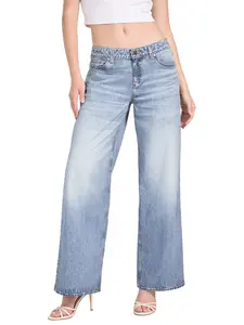 GUESS Female Eco Low-Rise Baggy Jeans