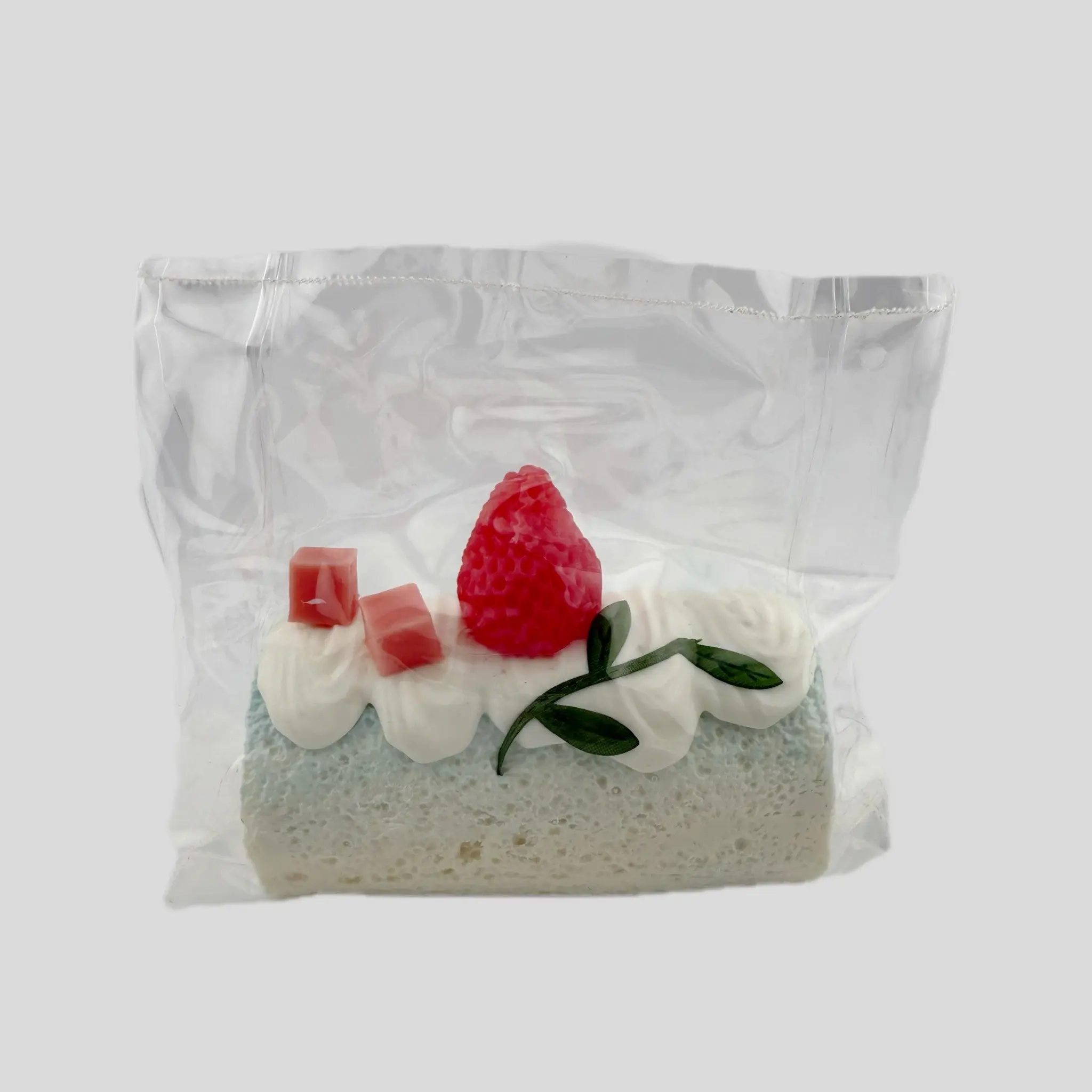 Butterfly Pea Cake Roll squishy