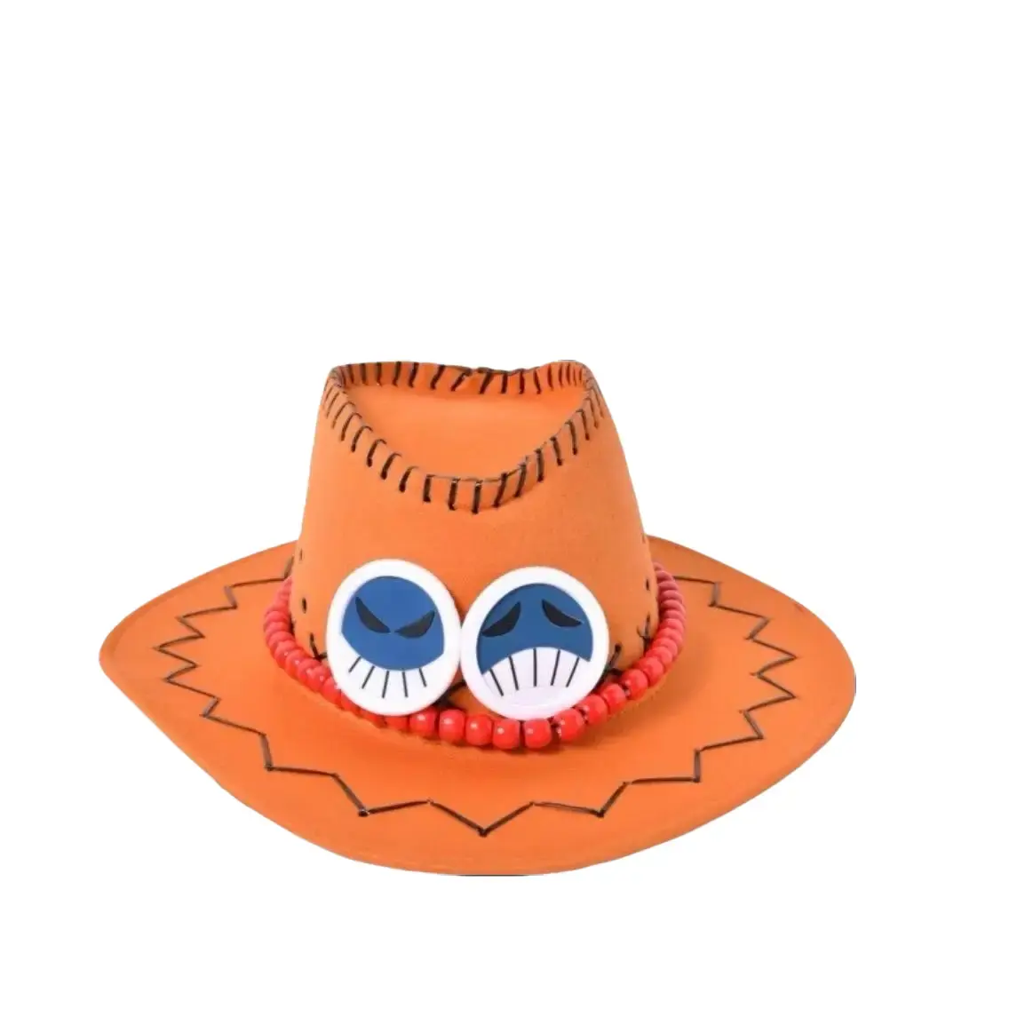 Portgas D.Ace inspired cowboy cosplay hat for halloween and everyday wear