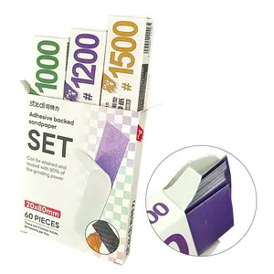 Stedi Hobby model tool adhesive sandpaper, waterproof, wet/dry, replaceable, reusable sandpaper 1000 1200 1500 grit, suitable for plastic models Wood Resin