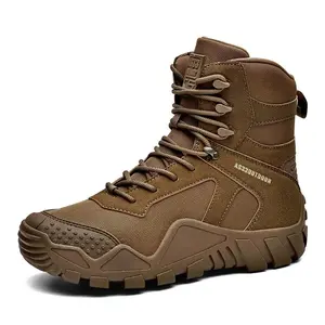 [Tactical Boots, Comfort Fit] Durable Tactical Boots - Non-Slip, Comfort Fit with Lace-Up Closure for Hiking, Outdoor Activities