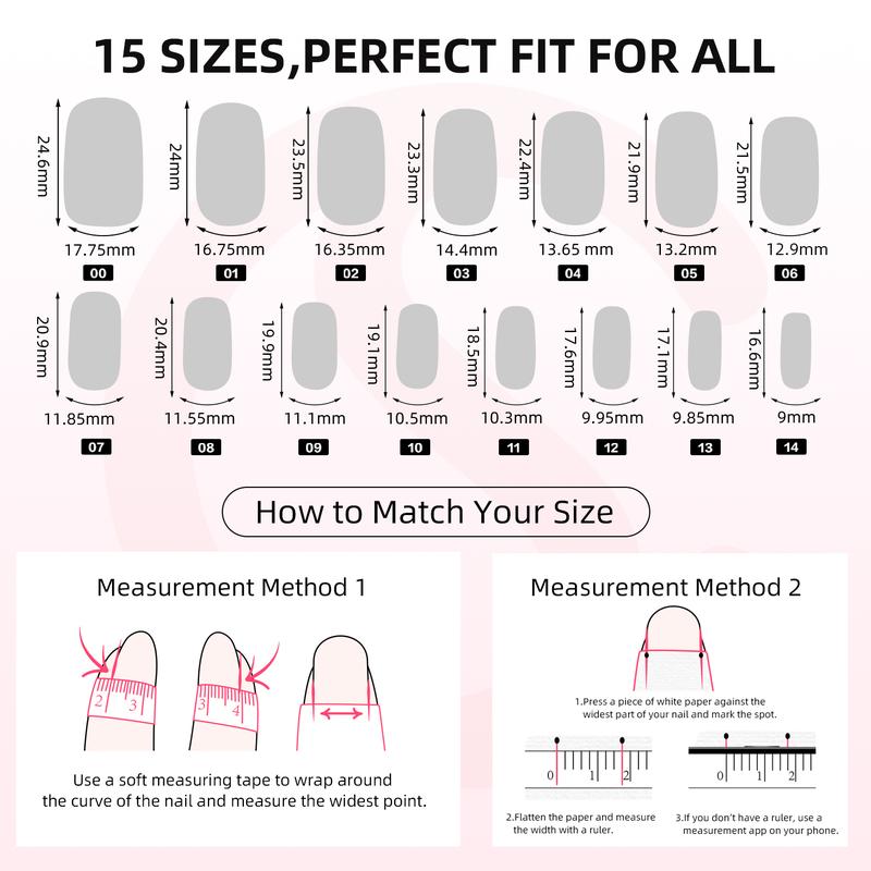 Blue French Tip Press On Nails | CurvLife Nail | 30pcs Medium Square Fake Nails | Crystal Glitter Accent Design | Easy Apply, Comfortable & Durable | Daily, Business & Party Nail Art