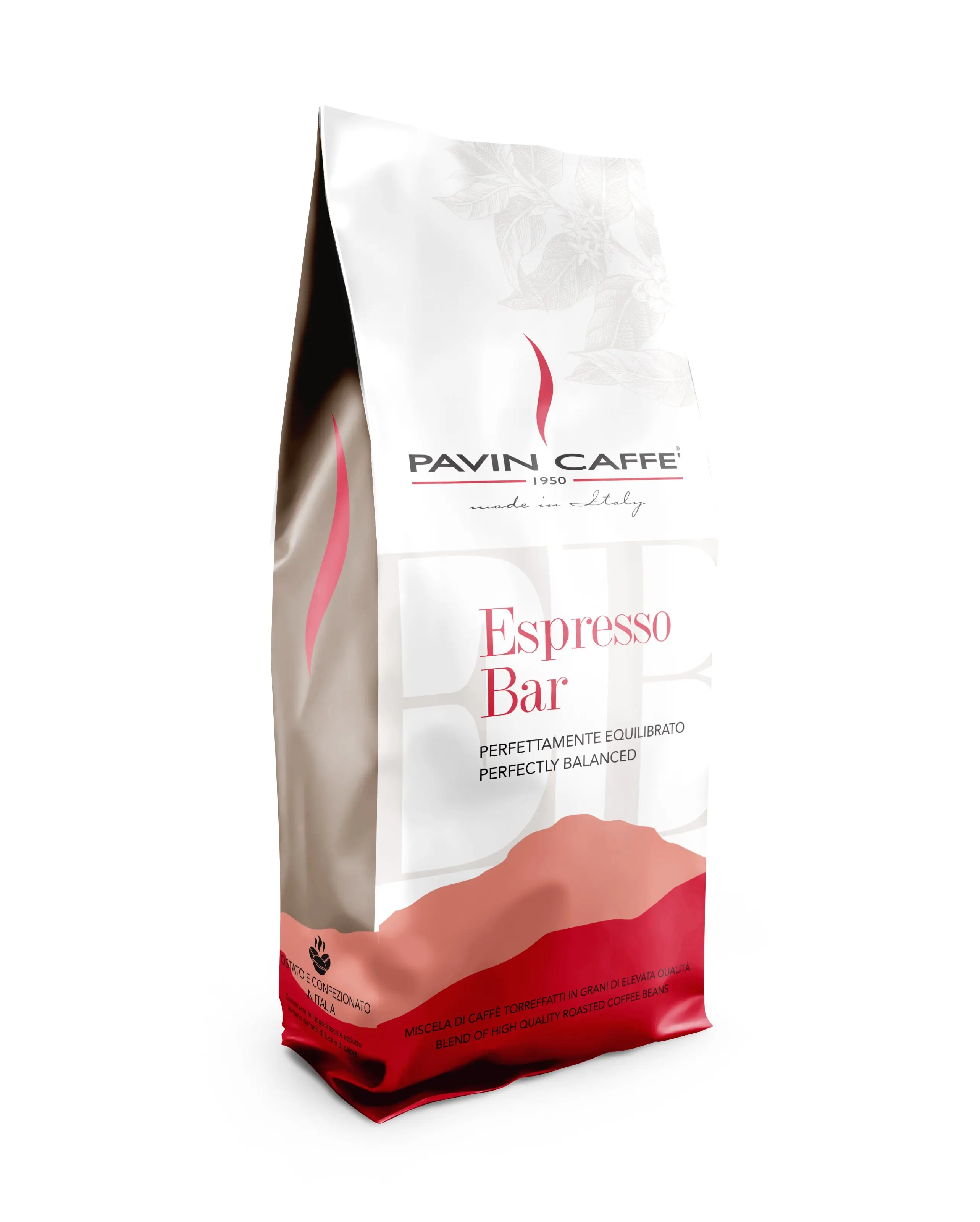 Italian Espresso Coffee Beans 1 kg – Espresso Bar | Medium Roast Whole Bean | Pavin Caffè