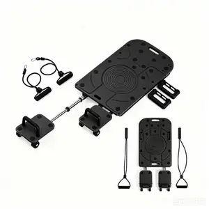 Pilates reformer, portable Pilates reformer, yoga training, strength training, equipped with resistance bands, suitable for home workouts