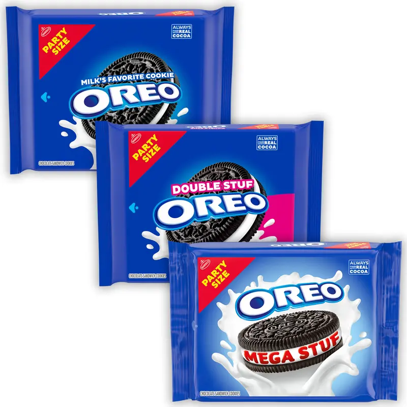 OREO Cookie Variety Pack | Original, Mega Stuf, & Double Stuf