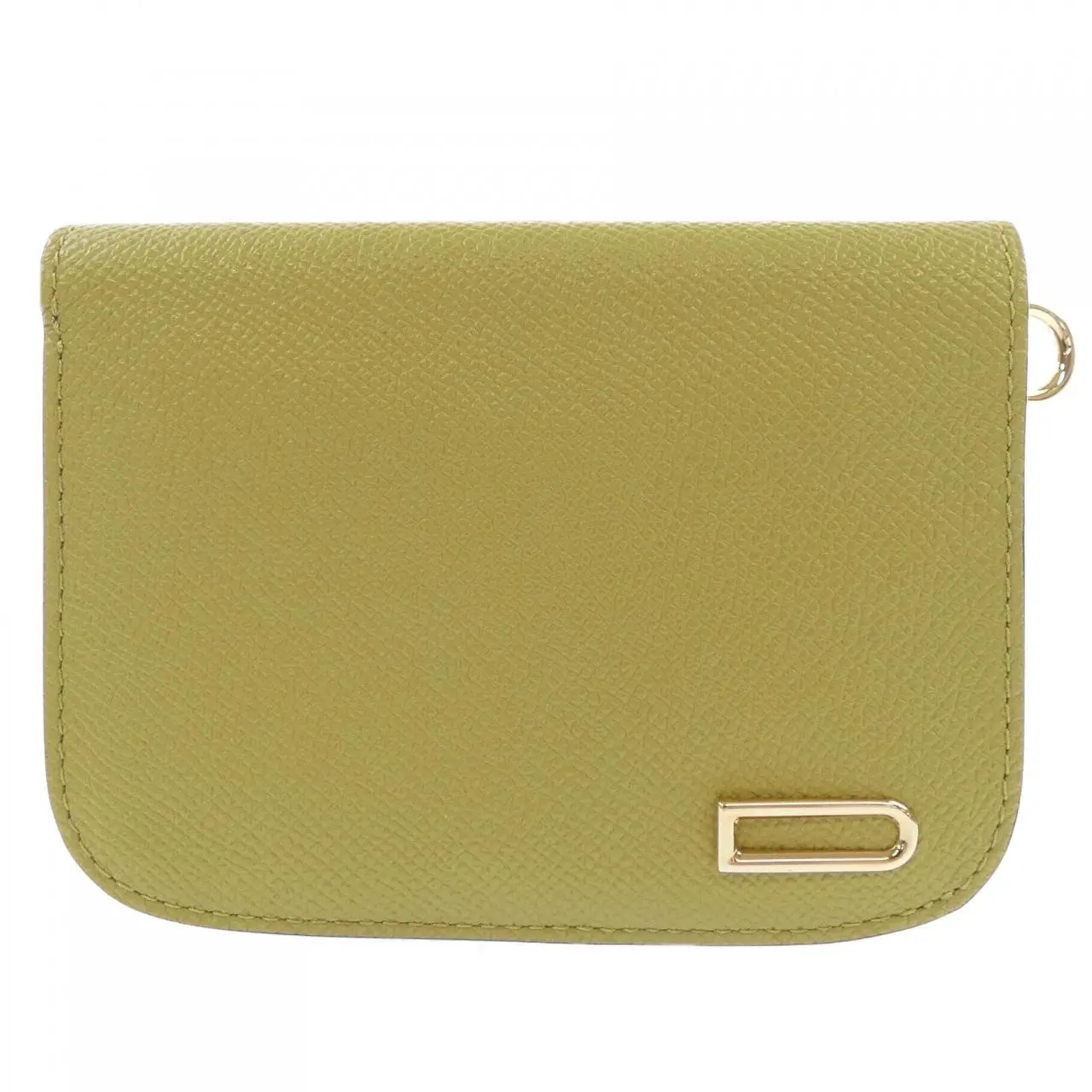 Pre-owned delvaux Calfskin Small Leather Goods Vagabond Compact Wallet Alpina Calf Wallet