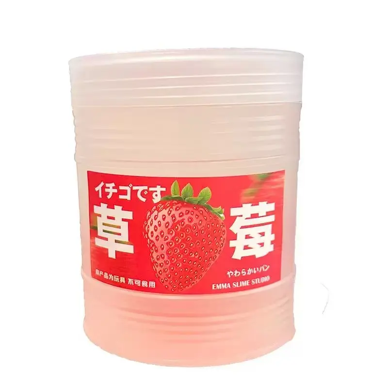 500ml Strawberry-Scented Non-Toxic Slime, Slime Therapy Studio Premium Mixable Squishy Fidgets Toy, Unisex Tactile Stress Relief for Sensory Activities