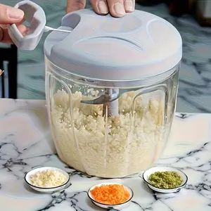 Manual Garlic Mincer Wy0019, Multi-Functional Food Chopper, Durable Design for Quick Slicing, Ideal Kitchen Accessory
