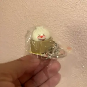Dumpling Clicker Fidget Keychain