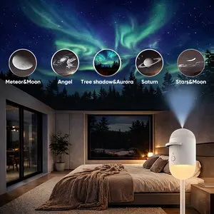 Galaxy Projector Light, Mini Projector LED Lights for Bedroom, Starry Night Projector with night light for Playroom Home Theater, Starlight Projector, Gift
