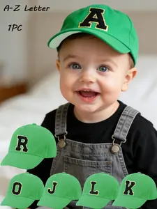 1-3Y Fresh Green Kids Baseball Cap Breathable Comfortable Hat for Kindergarten Boys Girls Fashion All-Match Snapback