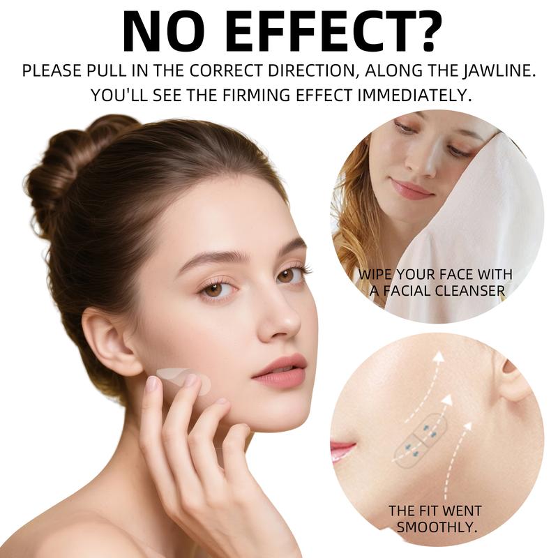 120 Pcs Invisible Face Lift Tape — Strong Adhesion, Breathable V-Line Lifting Strips for Jawline & Neck, Makeup-Safe | Holiday Gift Picks