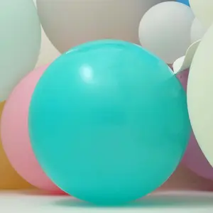 2 Pack Large Balloons Helium or Air Latex Balloons Turquoise 32"