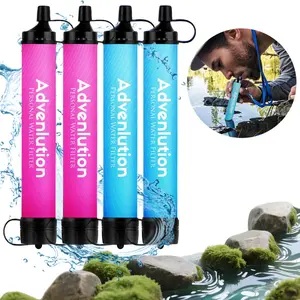 Personal Straw Water Filter, Portable Water Filter, 1 Set Water Purifier for Hiking, Camping, Travel, and Emergency Preparedness, Team Family Outing