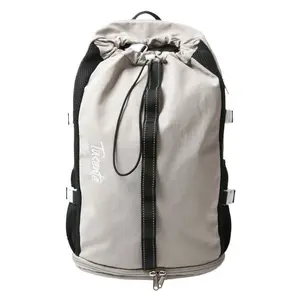 Nylon fabric color-blocked zipper one-size-fits-all backpack