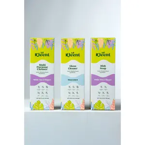 Essential Cleaning Trio - MultiPurpose Cleaner, Glass Cleaner & Dish Soap