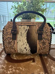 tooled leather cowhide speedy