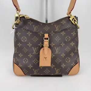 Pre-owned Louis Vuitton Leather Crossbody Bags Monogram Odeon PM Natural