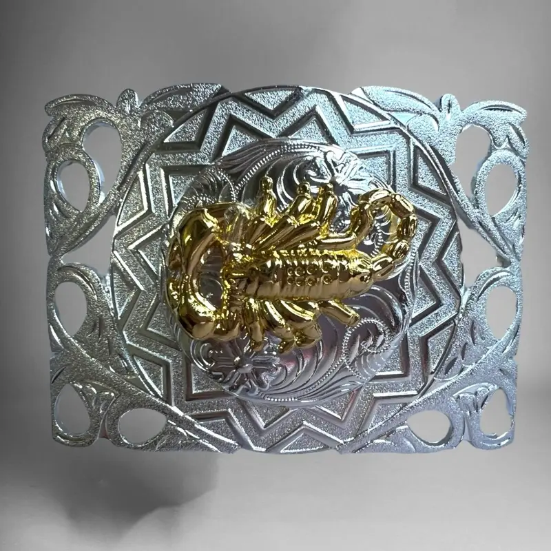 Western Style Scorpion Buckle Hebilla Vaquera con Alacran