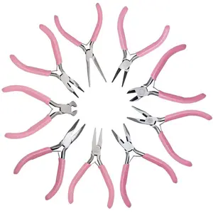 【D010】DIY Handmade Vise with Oblique Pliers and Needle-Nosed Pliers for Mini Tool Accessories Jewelry Making & Woodworking Tools