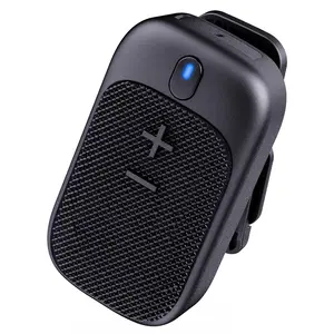 Wearable Bluetooth Speaker with IPX5 Waterproof, Magnetic Clip-on Outdoor Portable Bluetooth Speakers, Built-in Mic for Hands-Free Music and Calls