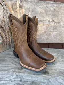 Ariat Men's Hybrid Rancher Brown Square Toe Cowboy Boots 10023175