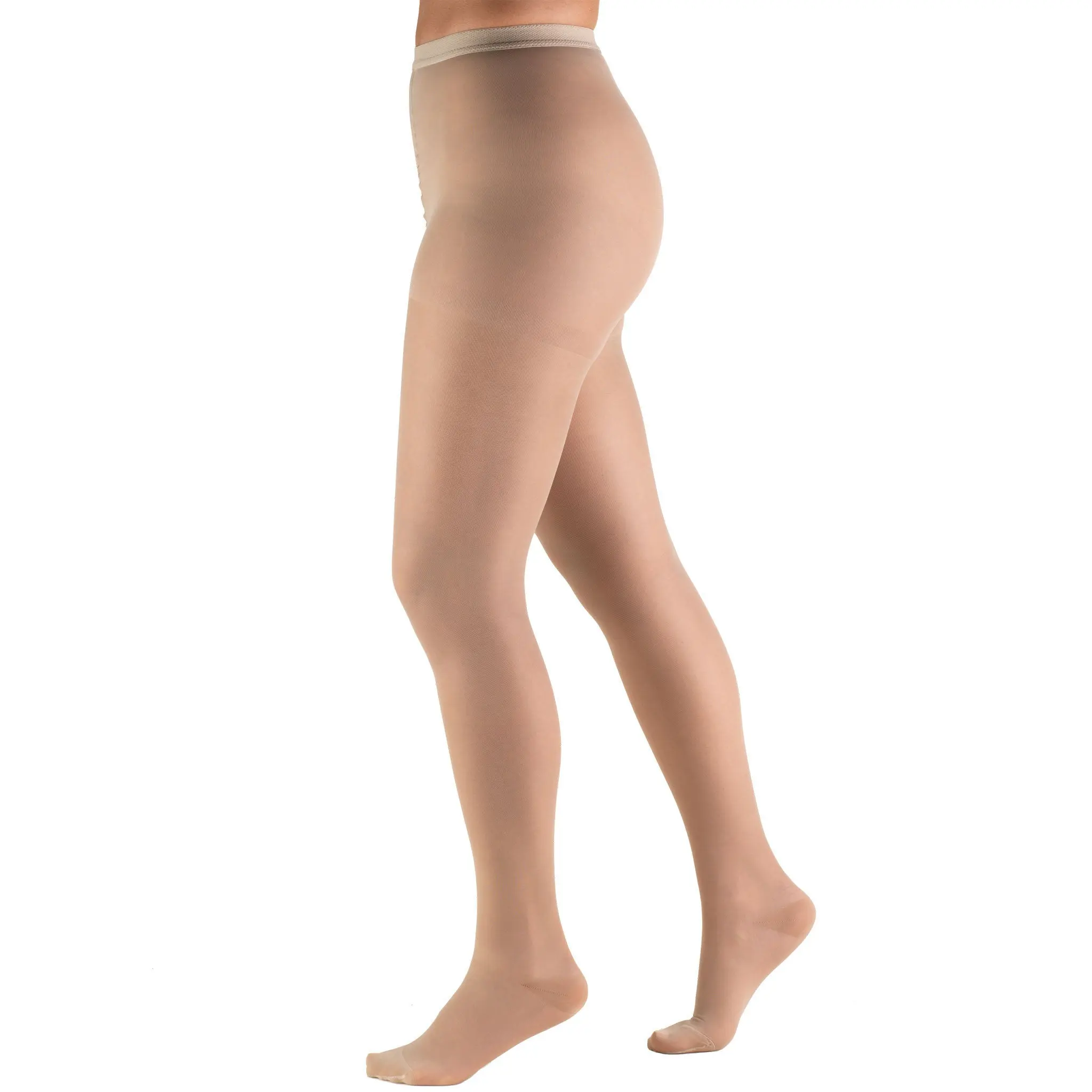 Sheer Compression Pantyhose, 15-20 mmHg, Nude (Truform 1775)