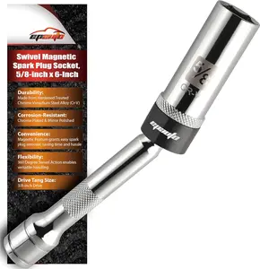 Swivel  Spark Plug Socket, 6 point 5/8-inch x 6-Inch