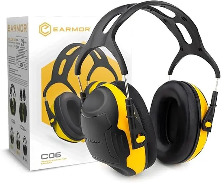 Earmor OFFICIAL Shooting Ear Protection Earmuffs for Gun Range Compact Foldable for Shooting Hunting